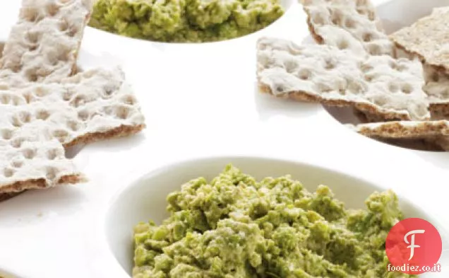 Hummus di piselli freschi