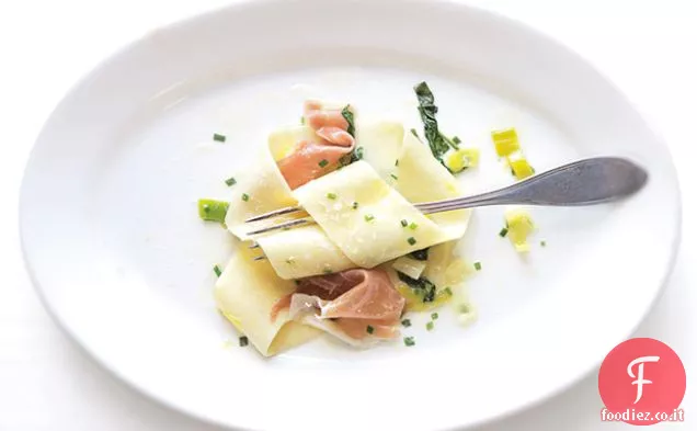 Pappardelle con Rucola e Prosciutto