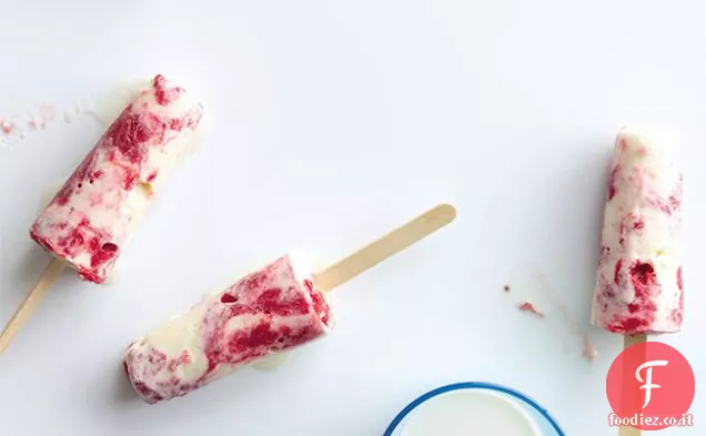 Schiocchi congelati alla fragola e vaniglia