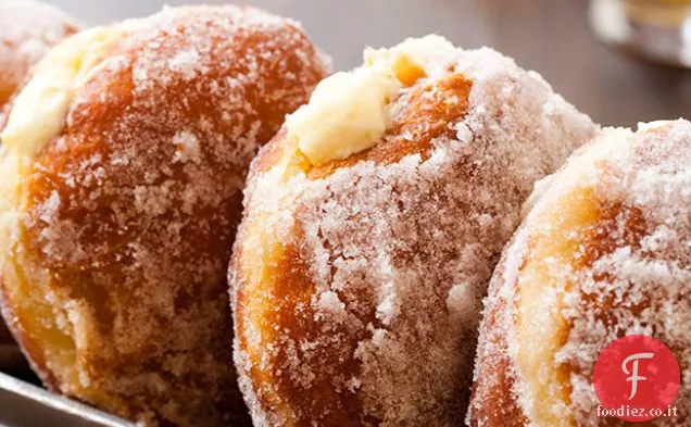 Ciambelle ripiene alla vaniglia