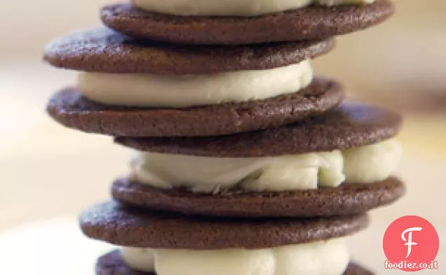 Biscotti sandwich al cioccolato