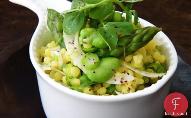 Giardino Inglese e insalata di Couscous perlato gigante
