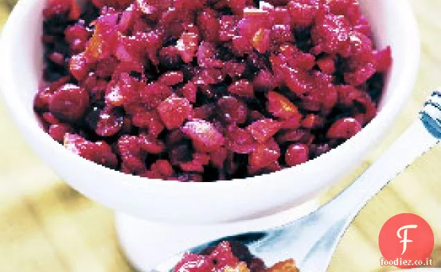 Mirtillo rosso, mandarino, e cristallizzato-Ginger Relish
