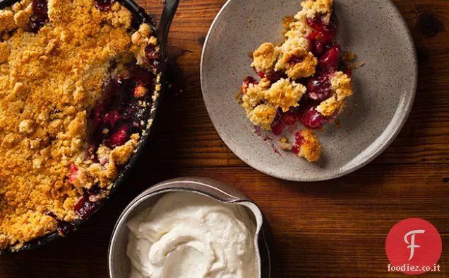 Crumble di amarena