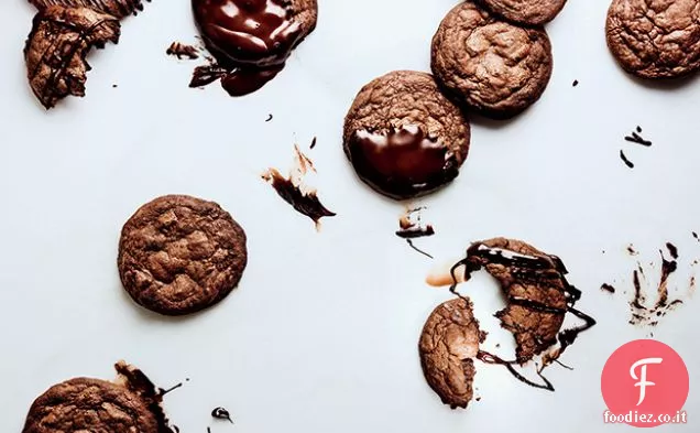 Glassata al Cioccolato–Crème Fraîche Cookies