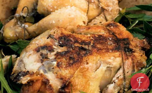 Pollo con crosta di sale