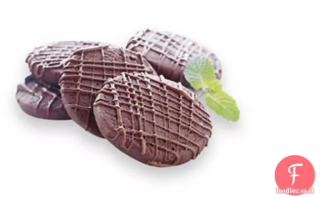 Biscotti al cioccolato e menta