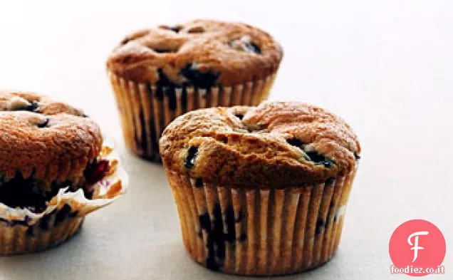 Muffin alla cannella e mirtilli