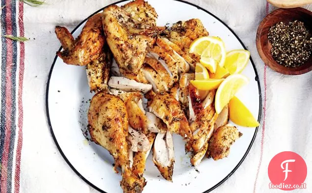 Pollo provenzale arrosto