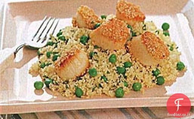 Couscous di piselli e menta