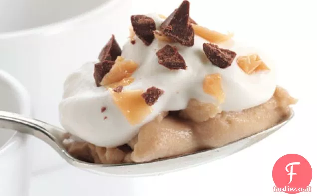 Budini al burro con panna montata e Toffee inglese schiacciato