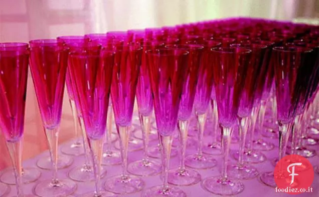 Cocktail di Champagne cremisi di Parigi
