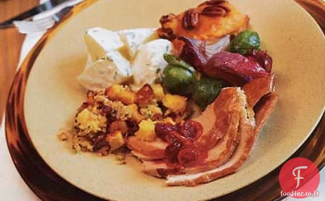 Erbe e pancetta Mais-Ripieno di pane