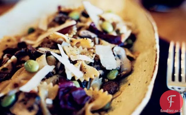 Shiitake-Insalata di pasta allo Zenzero con Radicchio