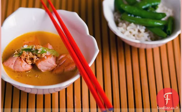 Salsa di salmone e carote