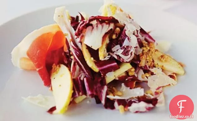 Radicchio e Mele in Vinaigrette di pinoli