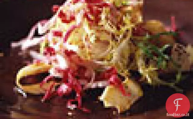 Insalata di radicchio, Frisée e carciofi