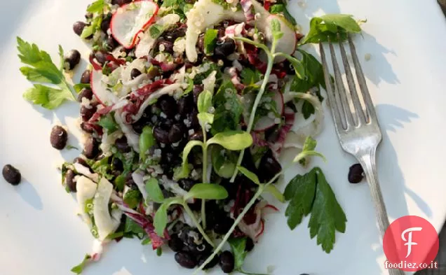 Minty Insalata di fagioli neri per una folla