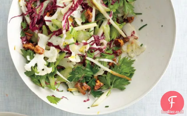 Insalata rasata di Cavolfiore e Radicchio