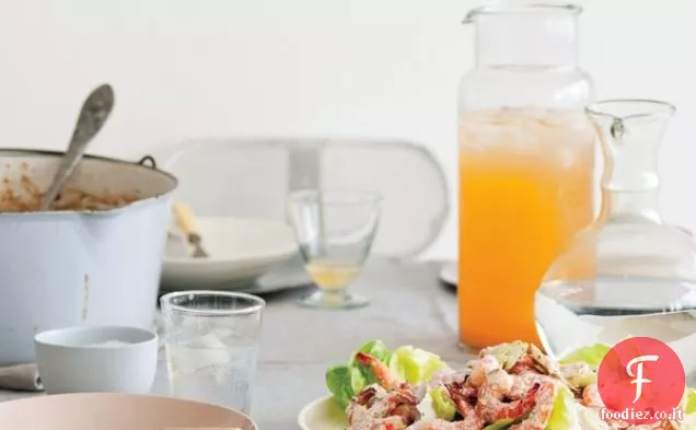 Gamberetti e Cuori di Palma Rémoulade