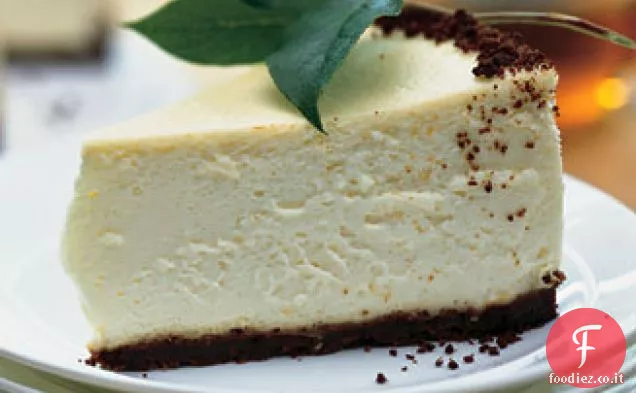 Cheesecake al limone con crosta di zenzero