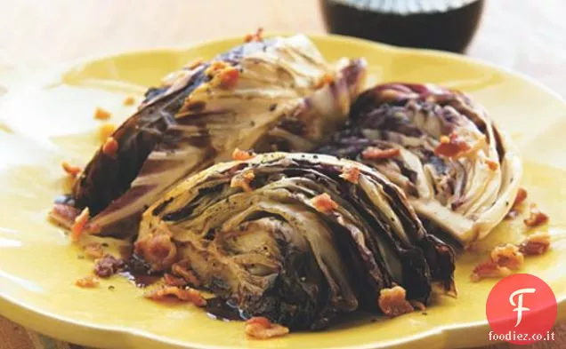 Radicchio Carbonizzato con Balsamico e Pancetta