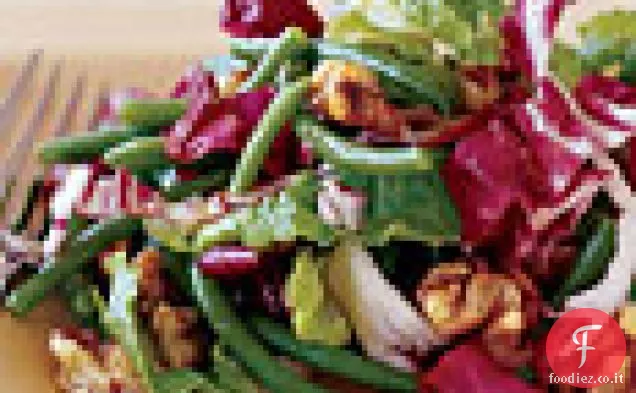 Insalata di Radicchio e Fagiolo Bianco con Noci Candite