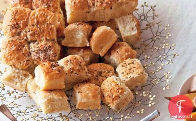 Involtini di patate con sale di cumino