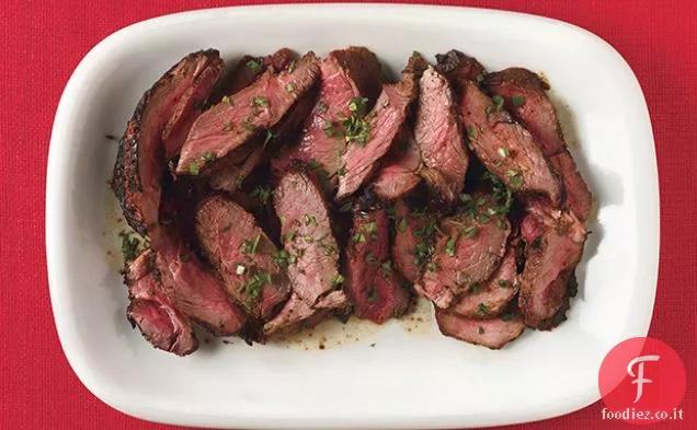 Coscia d'Agnello alla griglia con Marinata di Ancho Chile