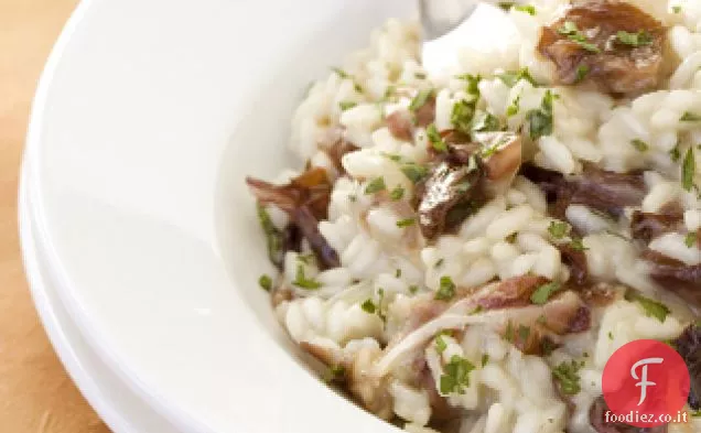 Risotto Con Mozzarella Affumicata E Raddichio