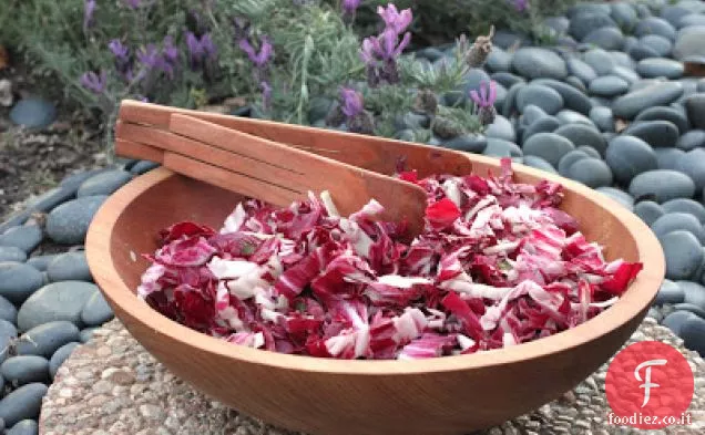 Insalata di Radicchio Con Limone e Olive