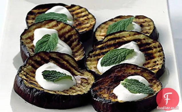 Melanzane alla griglia con Lebneh