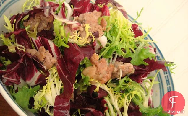 Cuocere il libro: Insalata di salsiccia con Radicchio e Frisée