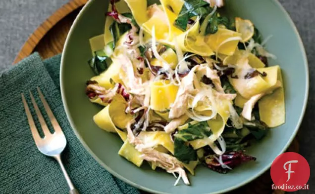 Pappardelle con Pollo e Verdure Invernali