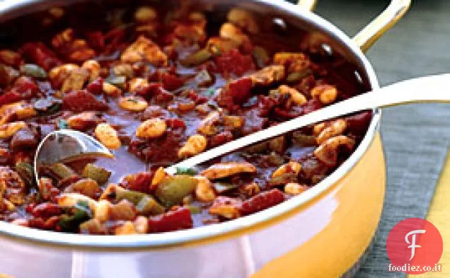 Pollo e fagioli bianchi Chili