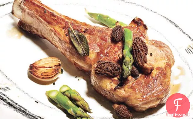 Braciole di vitello con Asparagi e Spugnole