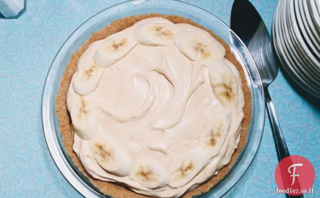 Torta di crema di banana al burro di arachidi