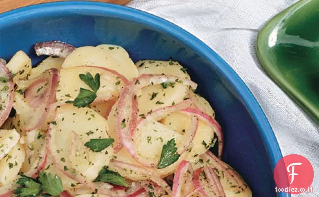 Insalata di patate con olio e aceto