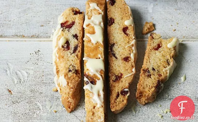 Biscotti secchi al mirtillo e Cioccolato Bianco