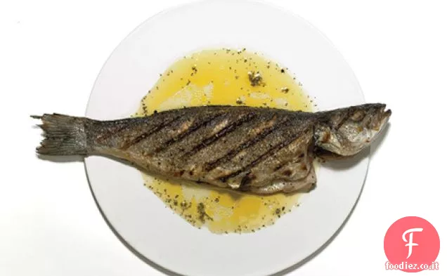 Branzino alla griglia con Ladolemono