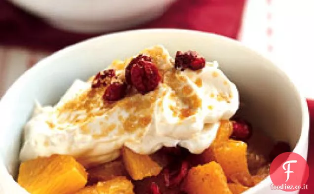 Insalata di agrumi con yogurt allo zenzero