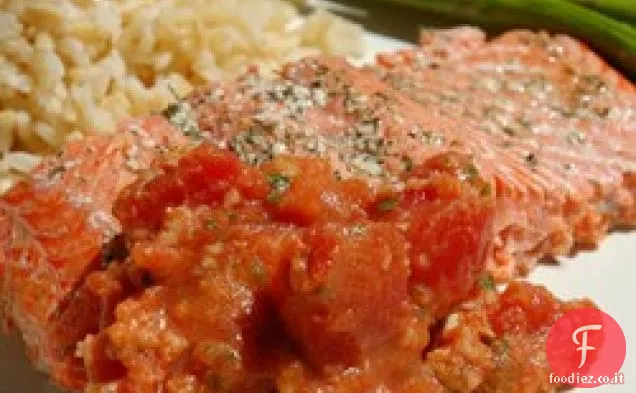 Salmone con Pomodori