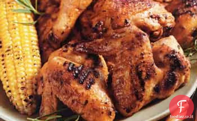 Pollo alla griglia di Digione e dragoncello