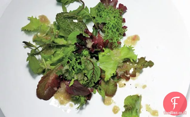 Verdi appassiti con Vingaigrette di sherry caldo
