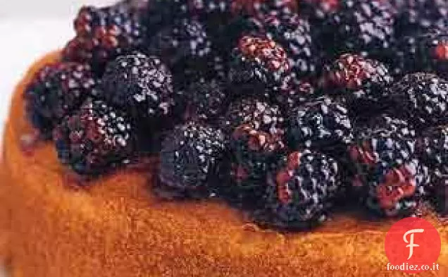Torta al Latticello con More e Beaumes-de-Venise