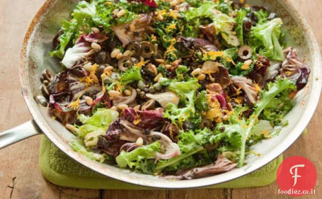 Insalata di verdure invernali calde