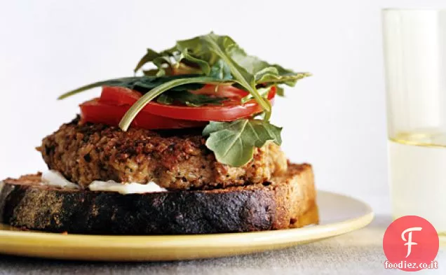 Hamburger vegetariani Bulgur con maionese al lime