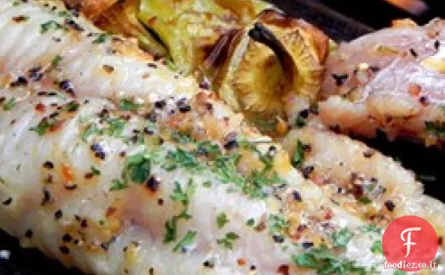Trishie's Cedar Plank Merluzzo