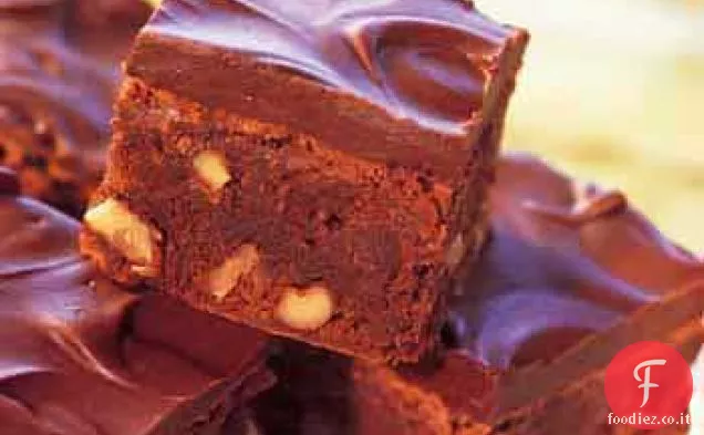 Brownies al cioccolato alla cannella con Ganache al cioccolato