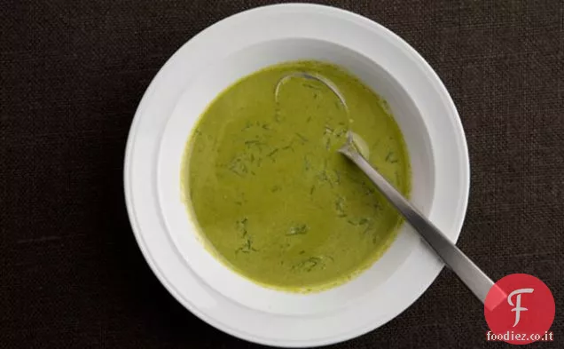 Zuppa cremosa di finocchio e verdure